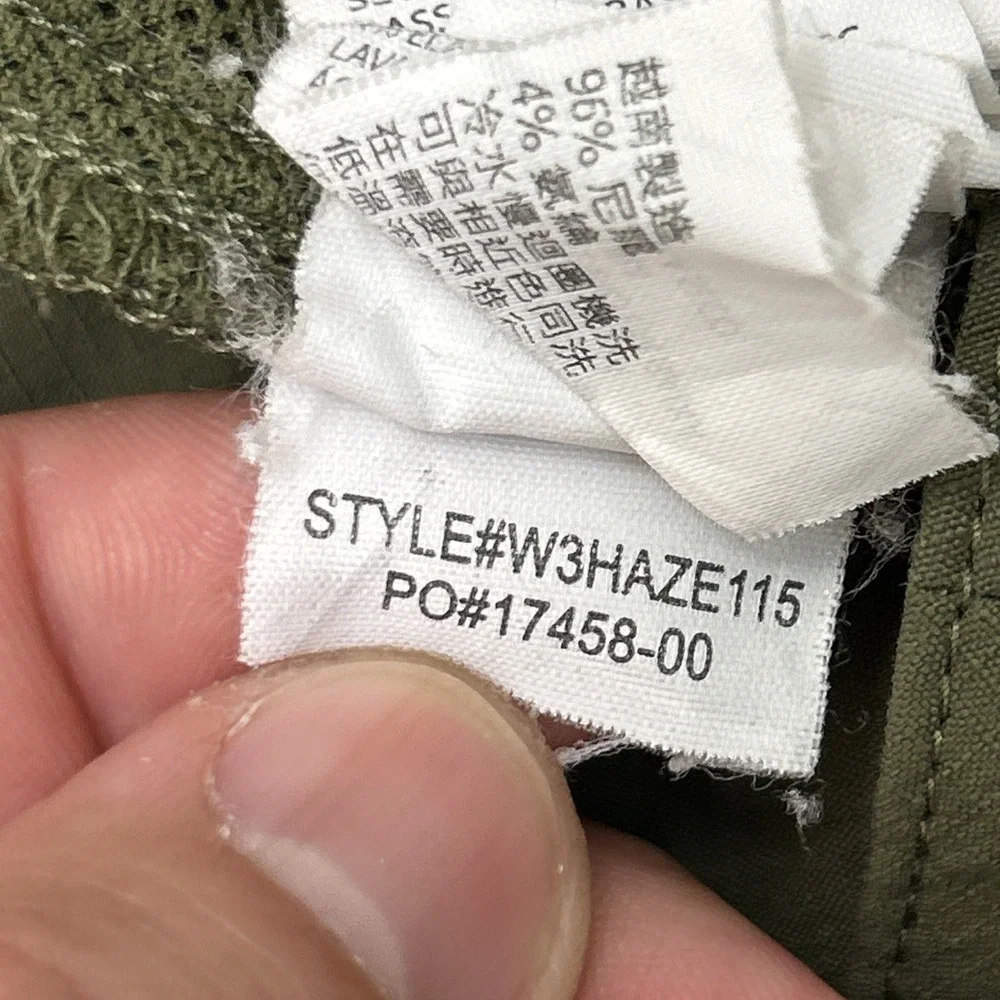 Lot of 2 Prana Haze Tan Green Ripstop Stretch Cargo Shorts W3HAZE115 Size 0